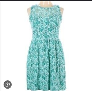 Cynthia Rowley Lace Overlay Dress With Back Cut Out NWT